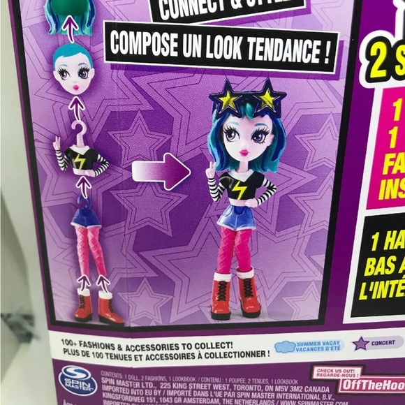 Off The Hook Style Doll, Naia concert with Mix and Match Fashions 4inch doll NEW - Picture 5 of 10